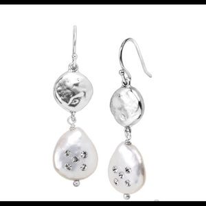 Silpada Bold As Ice Sterling Silver Earrings W3191